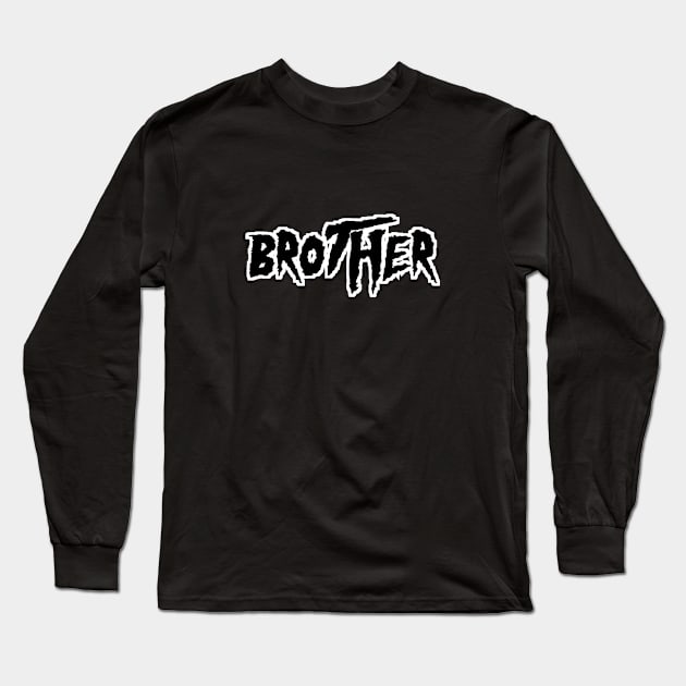 Brother (Black) - Hulk Hogan Long Sleeve T-Shirt by cheesefries